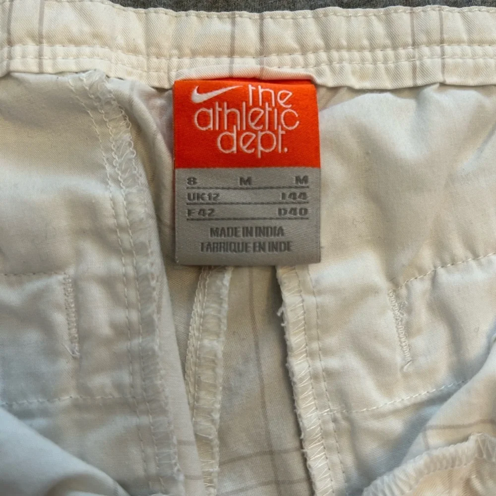 Nike Kids Beige Plaid Golf Shorts